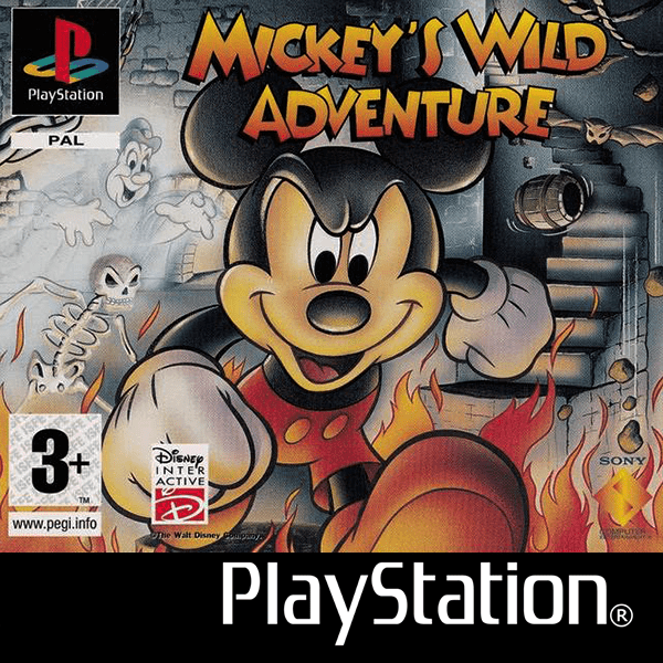 Mickey's Wild Adventure box art for Playstation